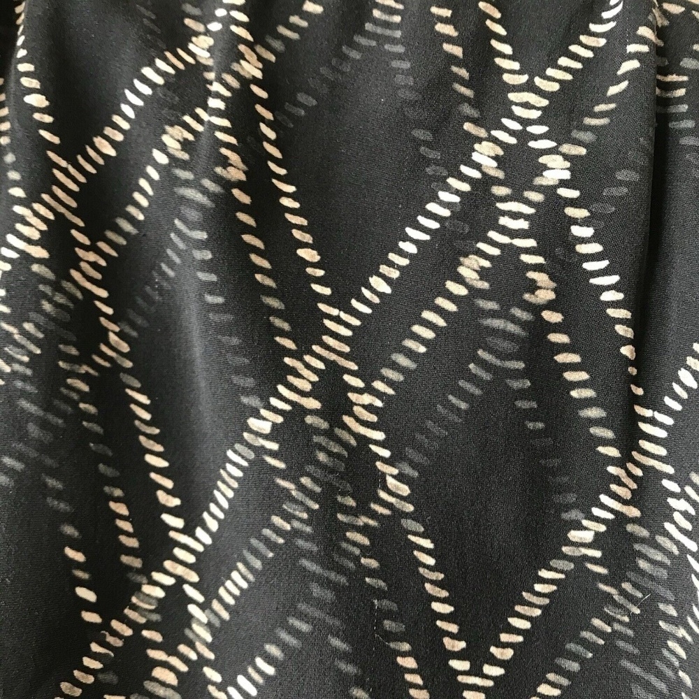 Haute Hippie | Slim Shady Silk Tapered Diamond Plaid Pants Black Size Medium - Picture 12 of 15